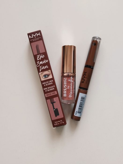 Zestaw kosmetyków do makijażu Nyx + Maxineczka - nowe, nieużywane