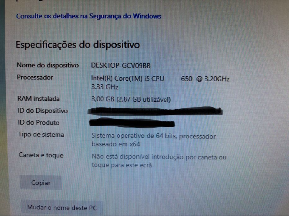 Pc para POS com impressora termica