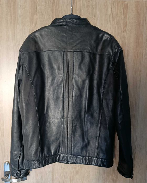 Ochnik -męska kurka skórzana casual M