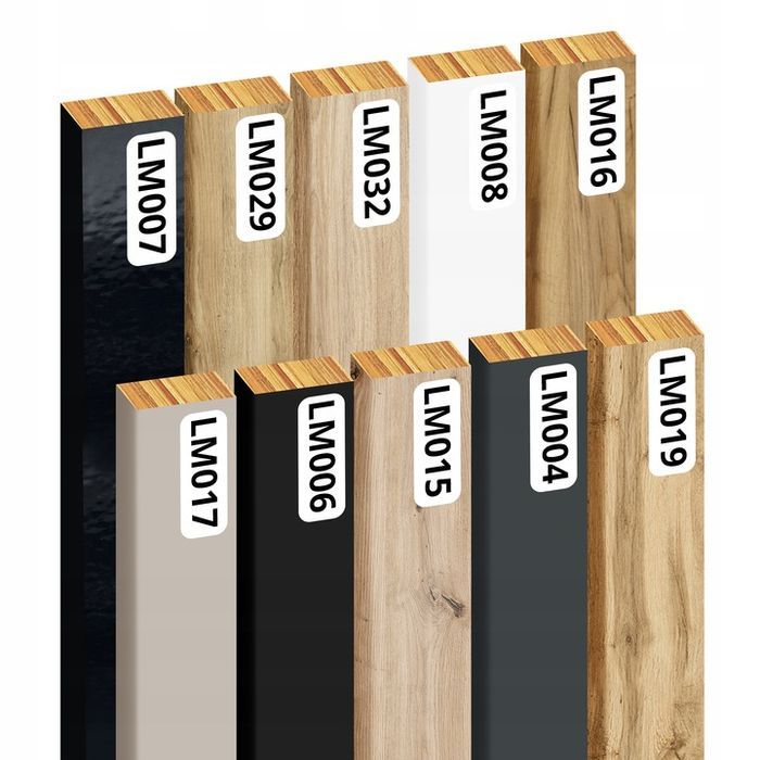 lamele na filcu 46x275 ścienne panel akustyczne dąb naturalny wotan inne