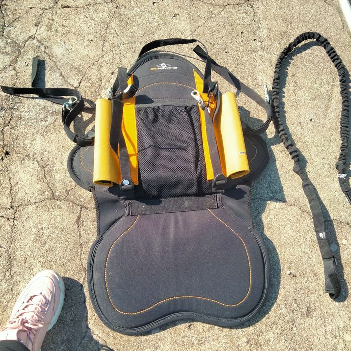 Banco ,pagaia e linch de segurança da pagaia