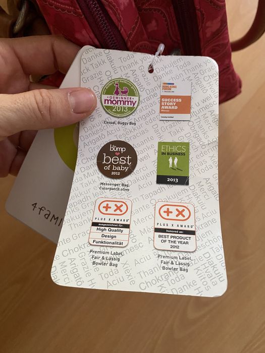 Mala de maternidade lassig vintage metro bag