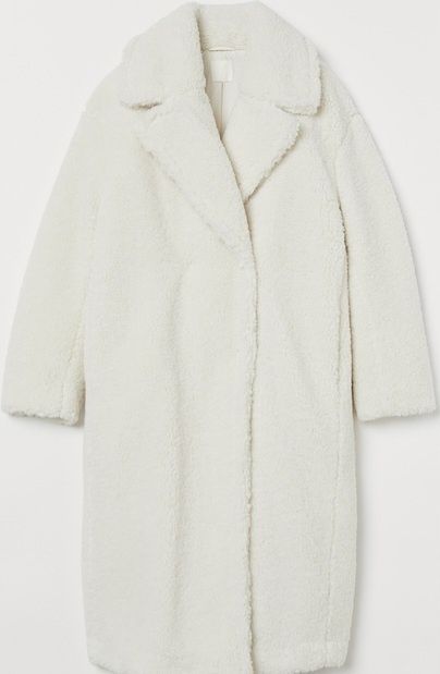 Шубка тедді H&M оверсайз