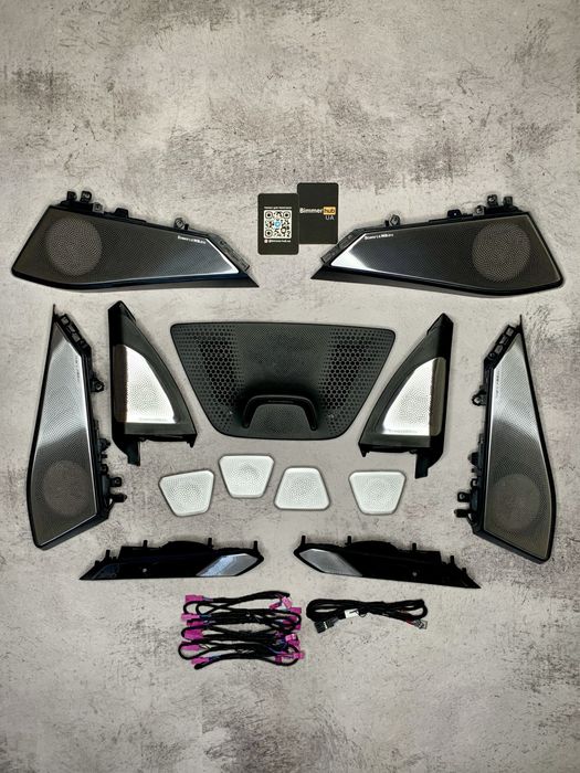 Bowers&wilkins BMW G05 G06 G07 G01 сітки та динаміки. Акустика БМВ