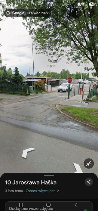 Miejsce parkingowe pod wiatą ul. Haska