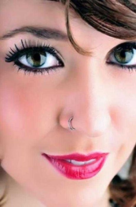 НОВИНКА Пірсинг обманка без проколу, фейк пірсинг, мініатюрний септум