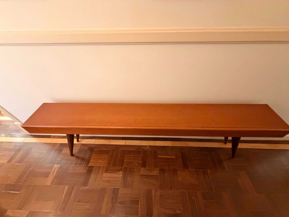 Consola Longa Modernista Mid-Century Vintage – 218 cm