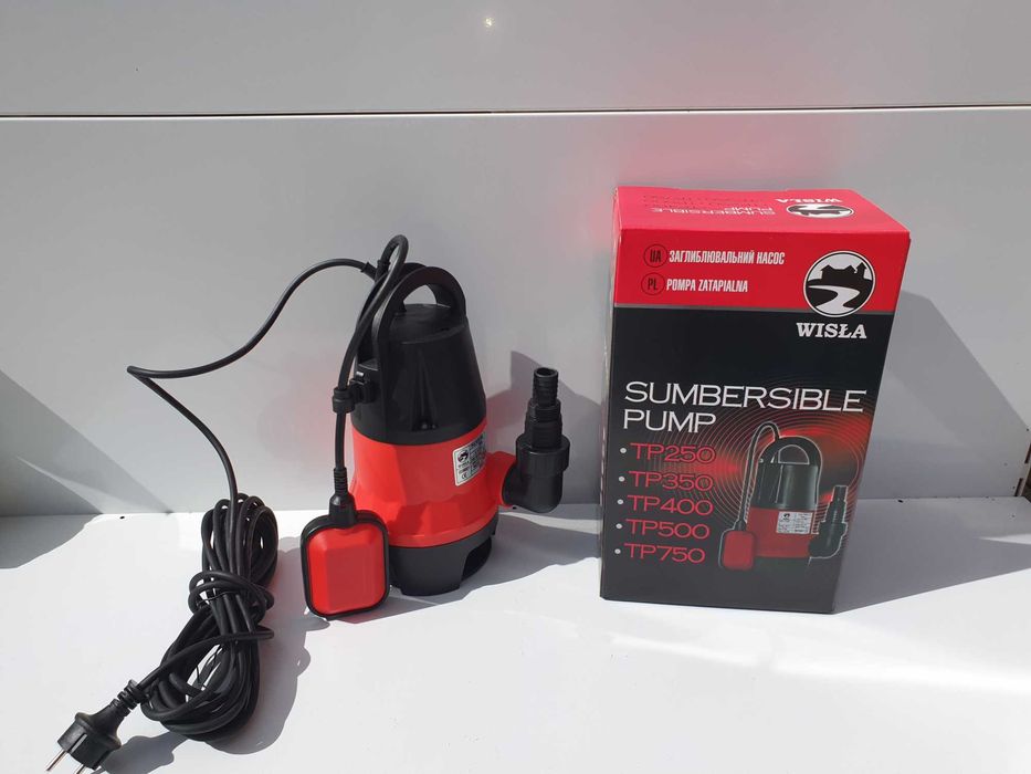 Насос 750W Фекальный Дренажный Польский (ТІЛЬКИ ДОСТАВКА ПОШТОЮ)