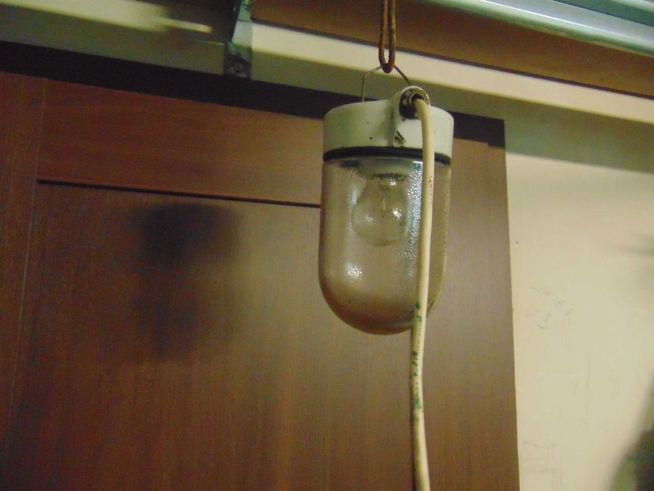 lampa szklana warsztatowa