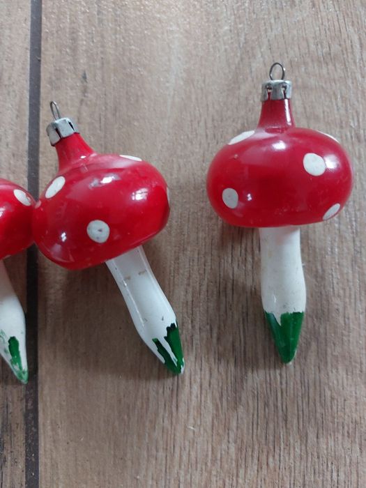 Bombki grzybki PRL