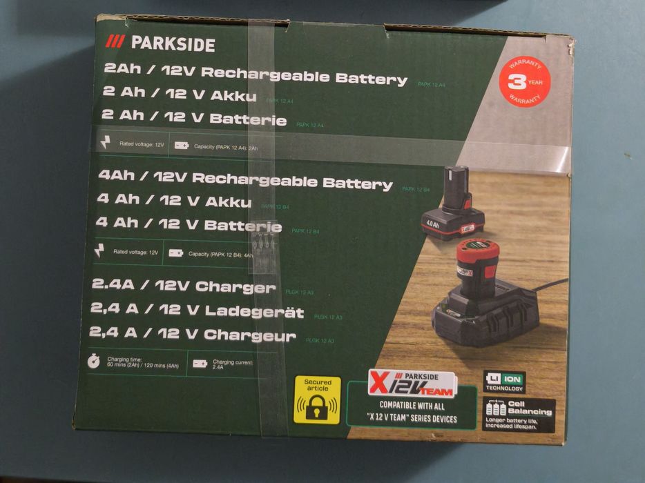Kits Baterias e carregadores 12v Parkside