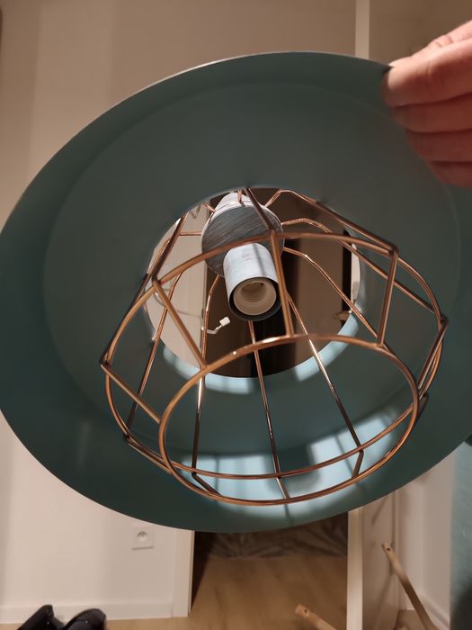 Lampa wisząca niebieska