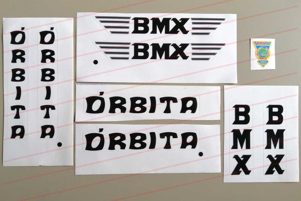 Pneus 20x2.125 "Motocross", autocolantes Órbita, Vilar, EFS, Fundador