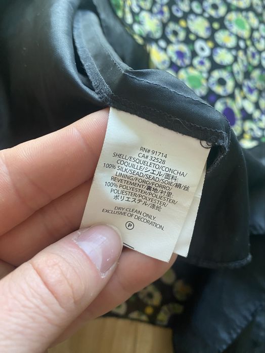 Jedwabna długa sukienka Armani Exchange
