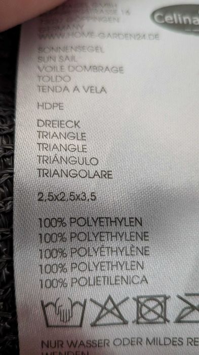 Tenda a Vela Triangular