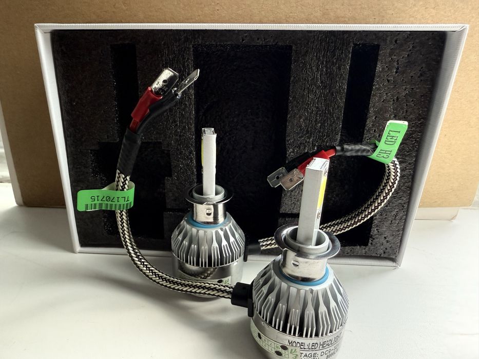 LED Лампи H3 C6 4000 лм ((4000 лм*2) лампи для фар набір 2 шт.