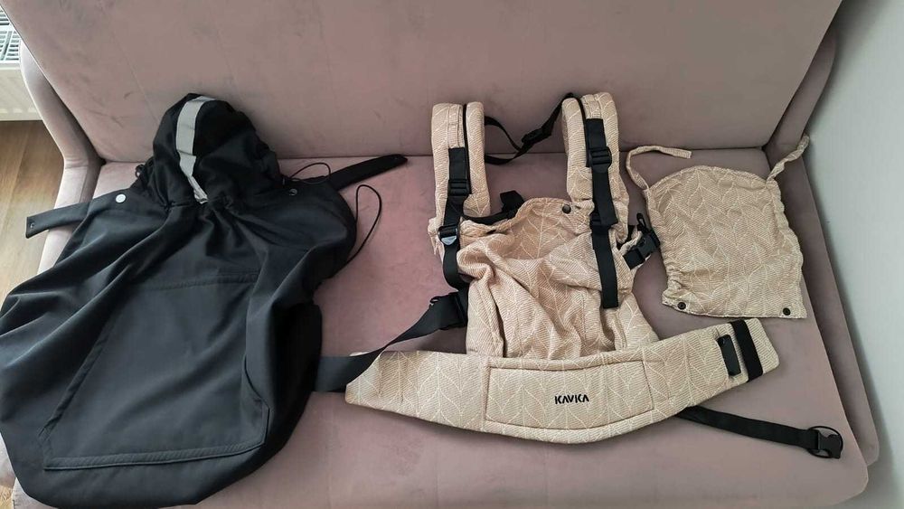 Nosidełko Kavka multi-age Pro + nowa kurtka Little Frog SOFTSHELL!
