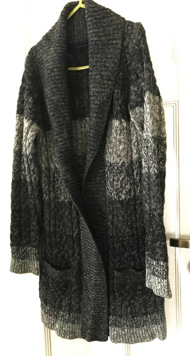 Kardigan sweter wełna kaszmir T Hilfiger - roz. M L Kurtka zimowa 36