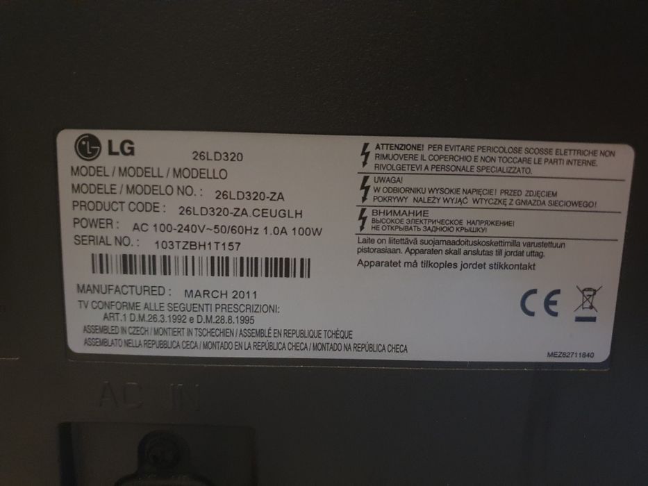 Telewizor LG 26"