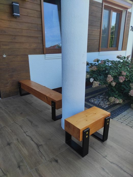 Ławki ogrodowe ławki do ogniska z bali