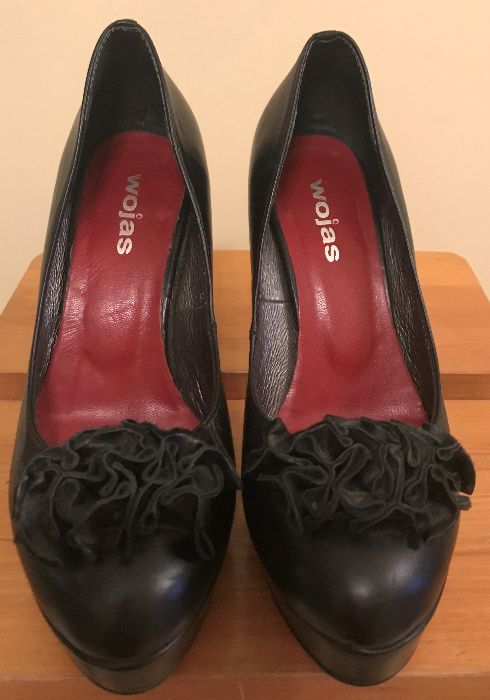 szpilki skórzane Wojas, rozm. 37