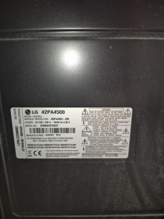 Telewizor lg 42pa4500 zm