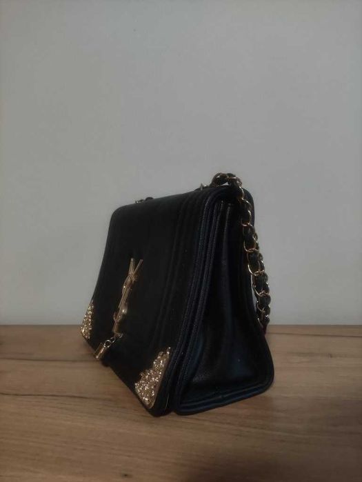 Torebka czarna YSL Saint Laurent elegancka