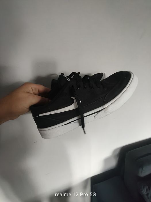 Trampki Nike czarno białe