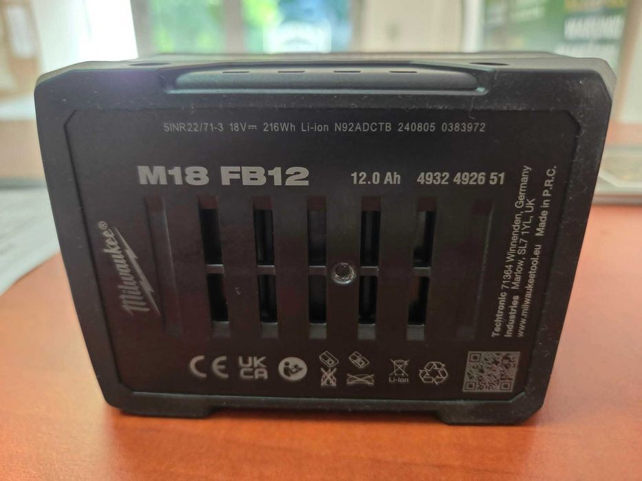 Bateria MILWAUKEE M18 FB12 12.0Ah pudełko Kraków W
