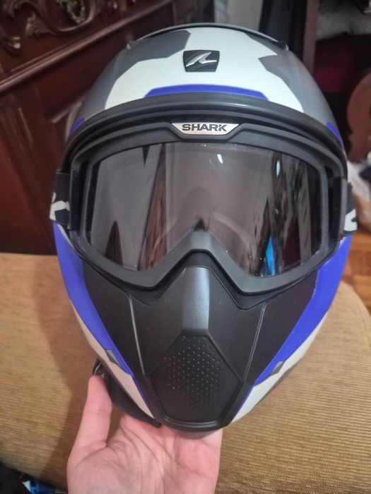 Capacete mota Shark Vancore Wipeout tamanho XL