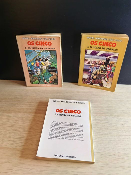 Lote 3 Livros "Novas Aventuras dos Cinco" (Vintage)