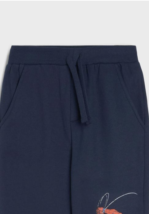 Трикотажные штаны на флисе на рост 134 см