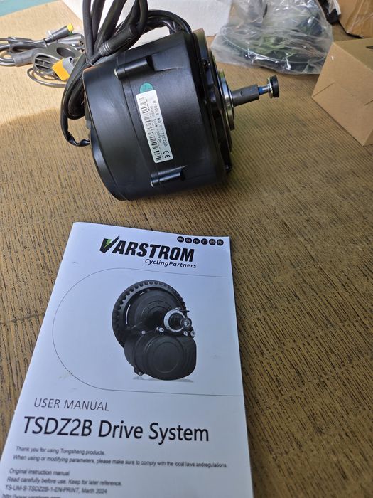 Silnik do roweru Tsdz2b nowy komplet