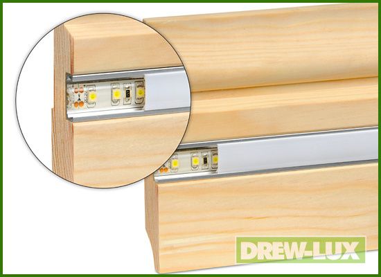 Listwy przypodłogowe drewniane LED, producent