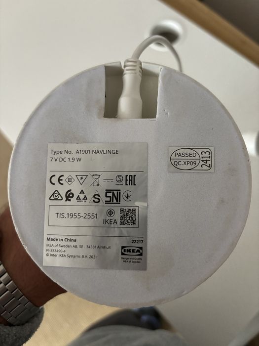 Candeeiro de escritório LED branco