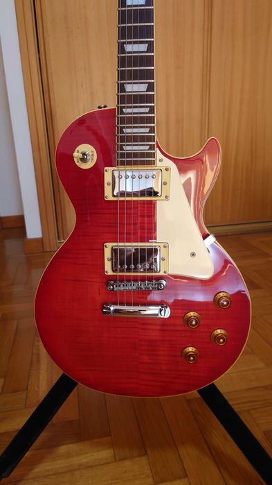 Epiphone Les Paul Standard Plus Top Limited Edition 1996 – Wine Red
