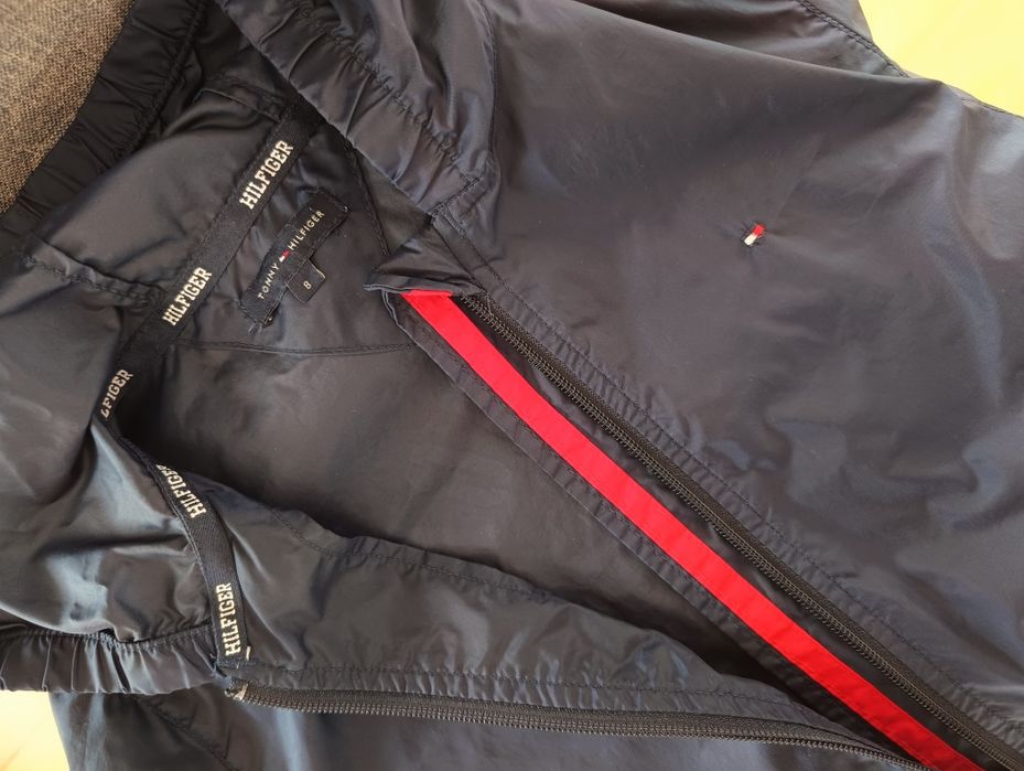 Tommy Hilfiger 128cm Kurtka Wiatrówka Wiosenna Dla Chłopca