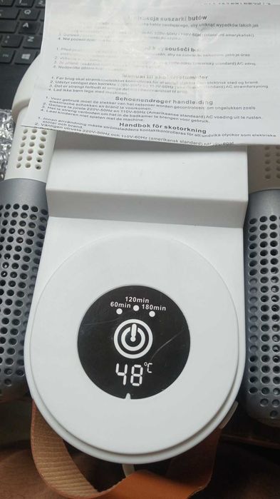 Secador Elétrico De Calçado E Luvas Com Temporizador