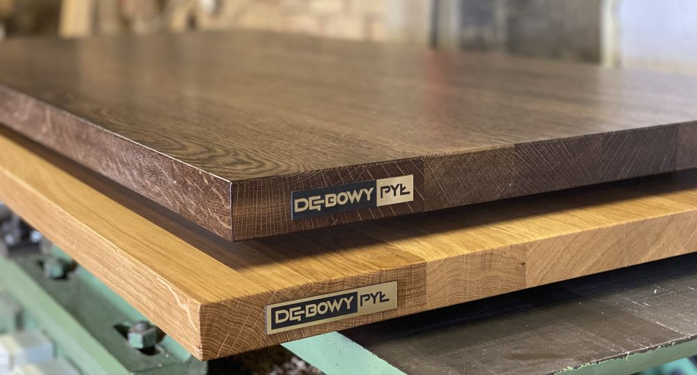 Blat drewniany dębowy na wymiar lity z drewna producent schody stopie