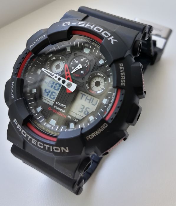 Zegarek męski CASIO G-SHOCK GA-100-1A4ER moduł 5081