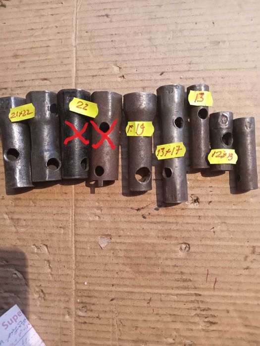 Ключи свечные на 21 и 22. Трубчатые торцевые.