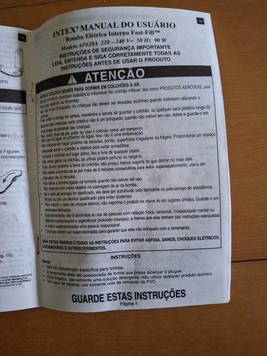 Colchão inflável marca Intex