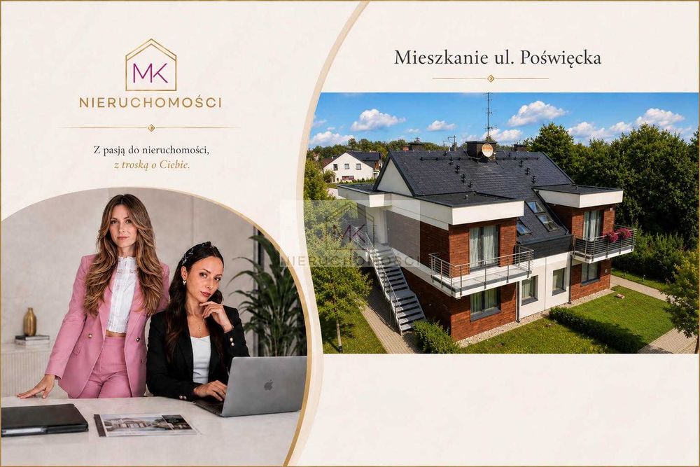 Mieszkanie 3 pokoje | 54 m² | Taras| Balkon | Poddasze 20 m² | Poświęcka | Wrocław
