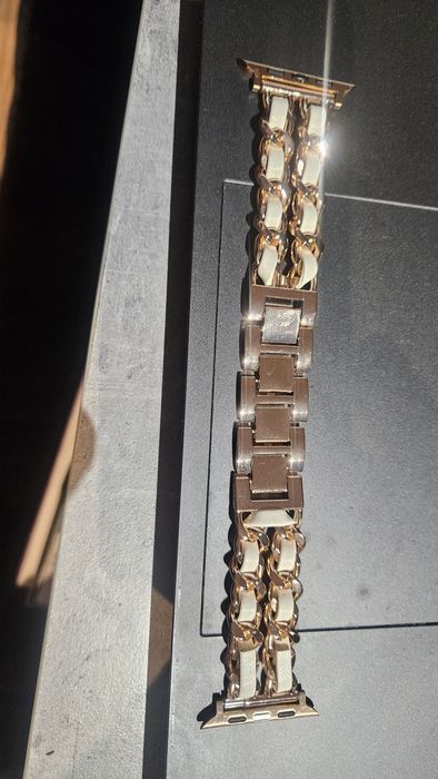 Nowa damska bransoletka do Apple Watch Iwatch 45mm Rose Gold