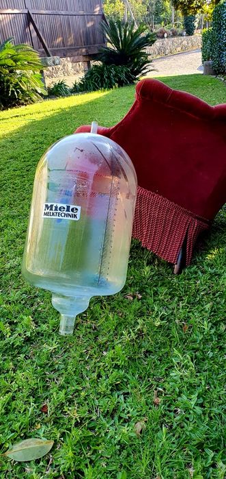 Vasos de leite para ordenha, usados em excelente estado de conservação