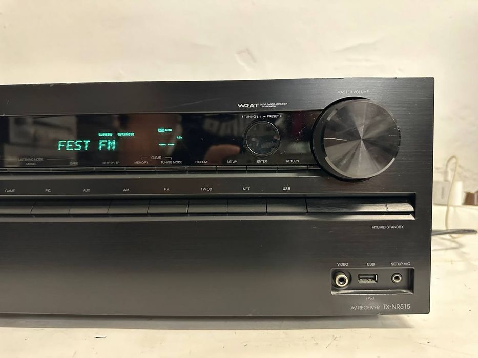 Amplituner kina domowego Onkyo TX-NR515 | 7.2 | THX | 4K Upscaling | Wi-Fi Ready | 8× HDMI | Spotify