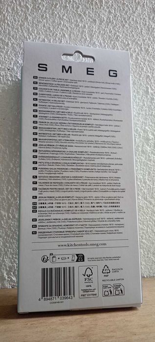 Conjunto talheres smeg