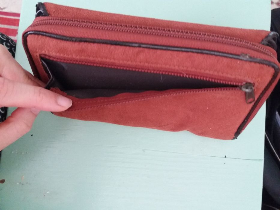 Carteira castanha grande