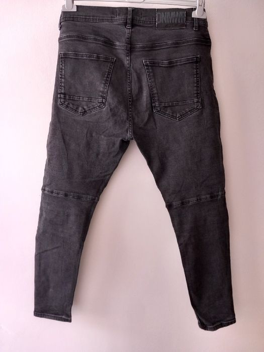 Wyprzedaż Jeansy męskie czarne roz.44 wymiary opis
