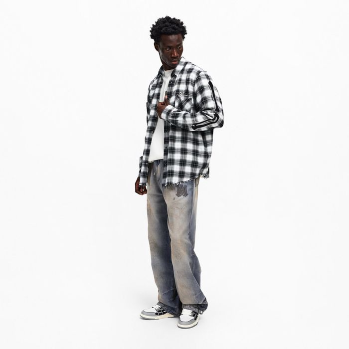 Amiri Skel Top Low Sn00 Grey/White